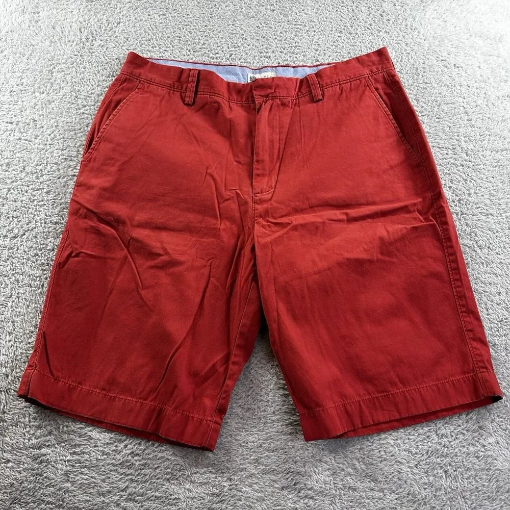 J.Crew Factory Rivington Shorts‎ Mens 34 Red Chino 11